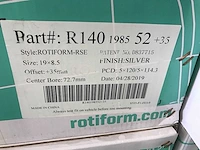 Rotiform-rse r140 aluminium velg (3x) - afbeelding 5 van  5