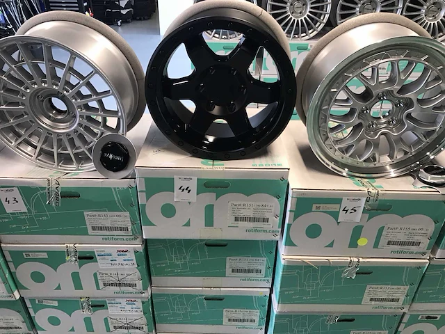 Rotiform-six r151 aluminium velg (4x) - afbeelding 4 van  5