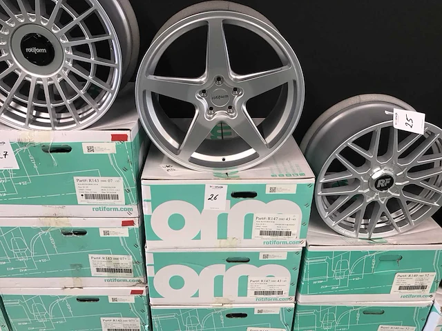 Rotiform-wgm r147 aluminium velg (4x) - afbeelding 2 van  5