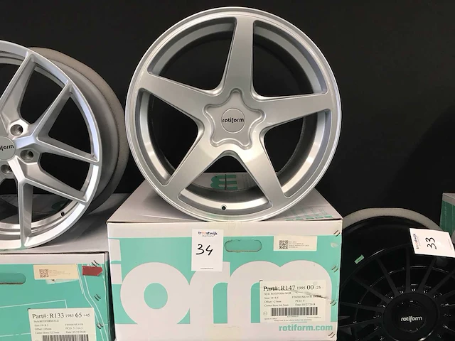 Rotiform-wgr r147 aluminium velg (4x) - afbeelding 1 van  5