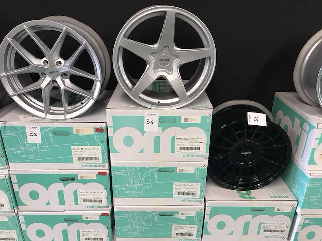 Rotiform-wgr r147 aluminium velg (4x) - afbeelding 4 van  5