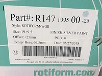 Rotiform-wgr r147 aluminium velg (4x) - afbeelding 5 van  5