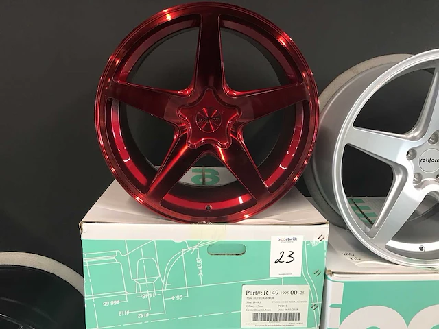 Rotiform-wgr r149 aluminium velg (4x) - afbeelding 1 van  4