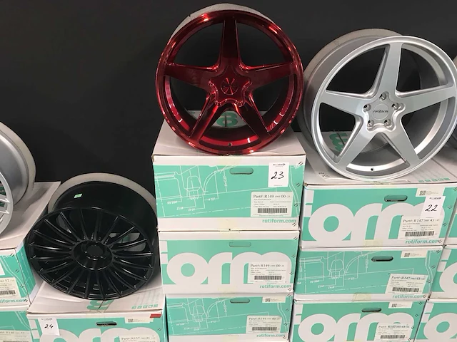 Rotiform-wgr r149 aluminium velg (4x) - afbeelding 3 van  4