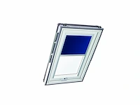 Roto original rolgordijn exclusiv zre voor dakraamgeleiderail zilver handmatige bediening blauw - afbeelding 1 van  5