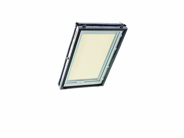 Roto origineel rolgordijn exclusiv zre geleiderail zilver daglichtrolgordijn voor dakvensters serie designo r4/r7 et classic 43/73 maat 074/140 | 07/14 kleur stof beige - afbeelding 2 van  5