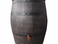 Roto regenton, houten look, incl. kraan, 240 liter - afbeelding 1 van  1
