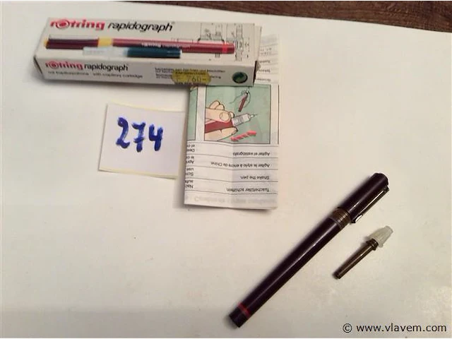 Rotring pen oud/nieuw - afbeelding 1 van  2