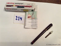 Rotring pen oud/nieuw - afbeelding 1 van  2