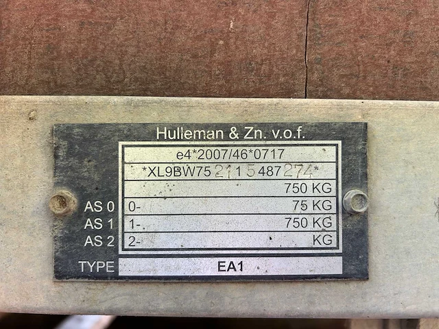 Rova huifaanhanger / aanhangwagen - afbeelding 7 van  7