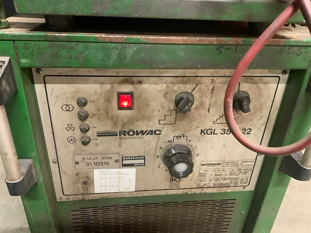 Röwac - kgl 350-22 - mig/mag lasmachine - afbeelding 2 van  9
