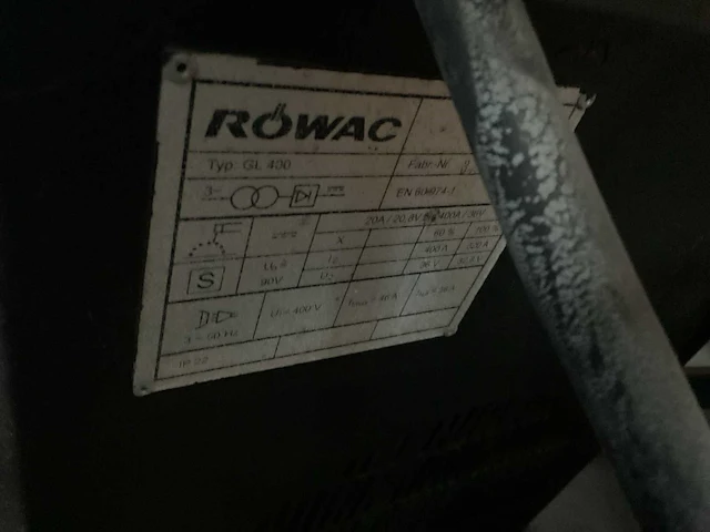 Rowac gl400 lasapparaat - afbeelding 3 van  3