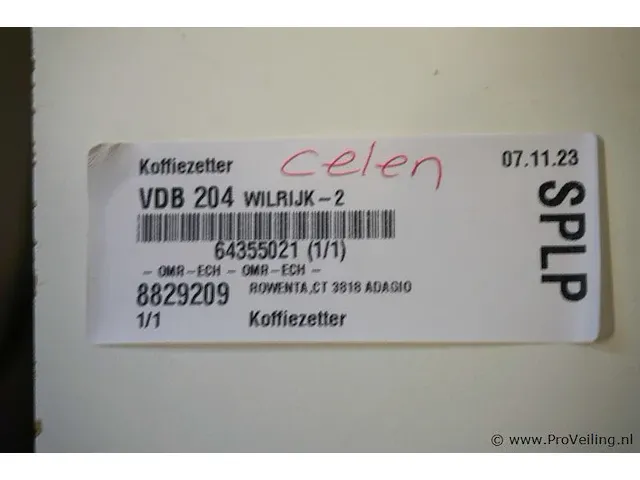 Rowenta ct 3818 adagio koffiezetter - afbeelding 3 van  3