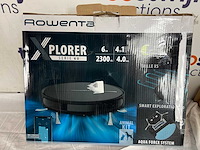 Rowenta explorer serie 60 rr7455 - robotstofzuiger met dweilfunctie - compact design - allergie filter - huisdier vriendelijk - zwart - afbeelding 2 van  2