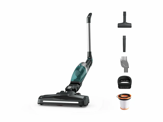 Rowenta rh1239 x-trem compact steelstofzuiger krachtige draadloze stofzuiger voor alle vloeren blauw - afbeelding 1 van  5
