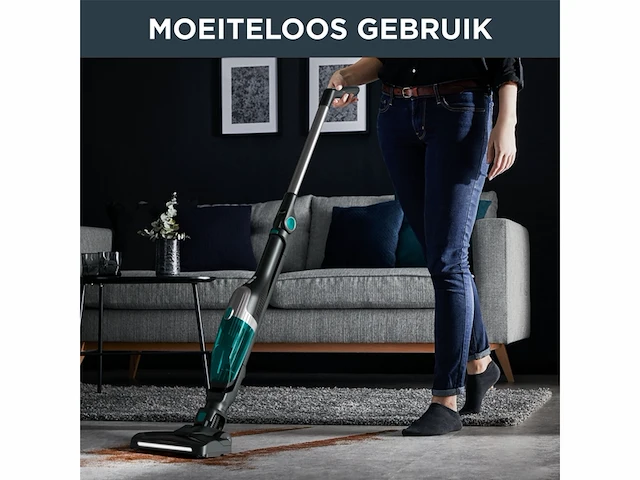 Rowenta rh1239 x-trem compact steelstofzuiger krachtige draadloze stofzuiger voor alle vloeren blauw - afbeelding 3 van  5