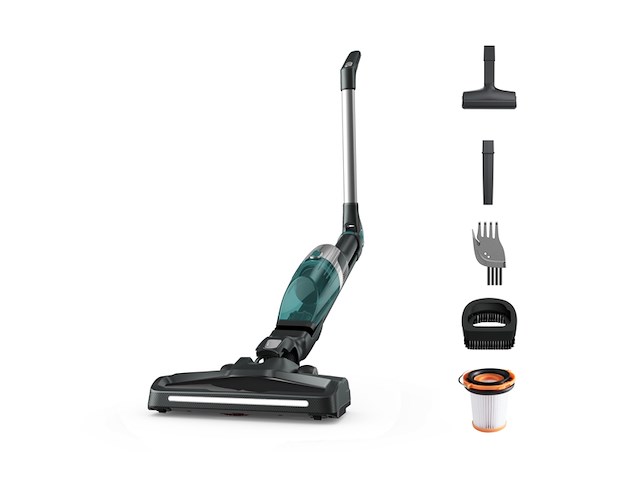 Rowenta rh1239 xtrem compact steelstofzuiger krachtige draadloze stofzuiger voor alle vloeren blauw - afbeelding 1 van  3