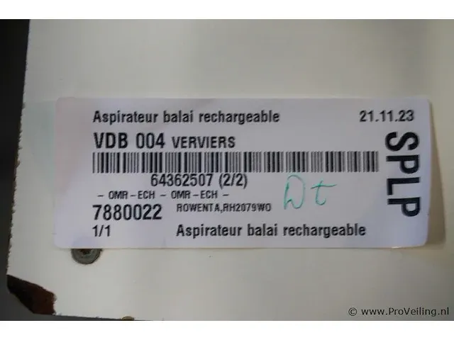 Rowenta rh2079wo oplaadbare steelstofzuiger - afbeelding 4 van  4