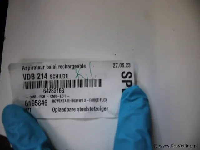 Rowenta rh9639w0 x-force flex oplaadbare steelstofzuiger - afbeelding 4 van  4