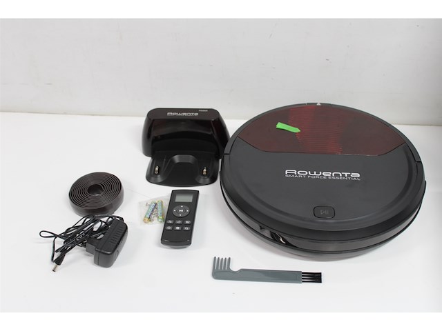 Rowenta rr6943 smart force essential robotstofzuiger inclusief afstandsbediening laadstation en magneetstrip zwart - afbeelding 5 van  6