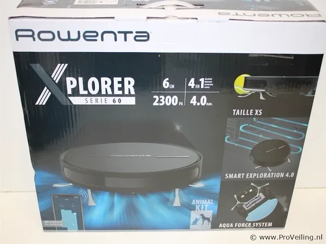 Rowenta rr7455wh serie 60 robot stofzuiger - afbeelding 1 van  5