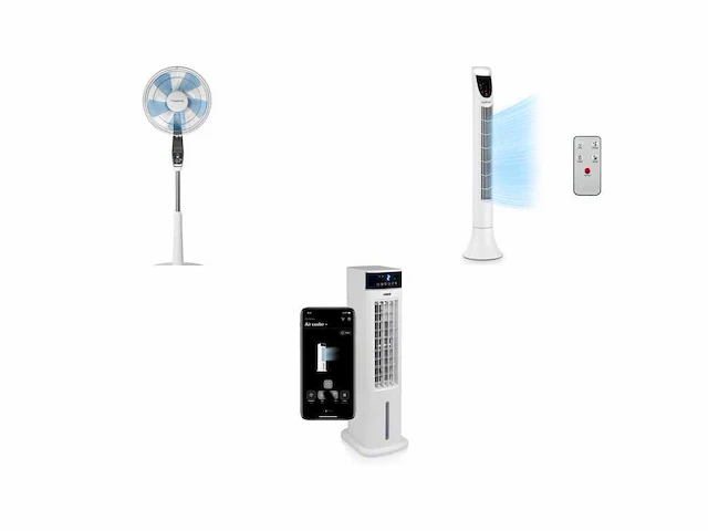 Rowenta statiefventilator | klarstein torenventilator | princess luchtkoeler - afbeelding 1 van  2