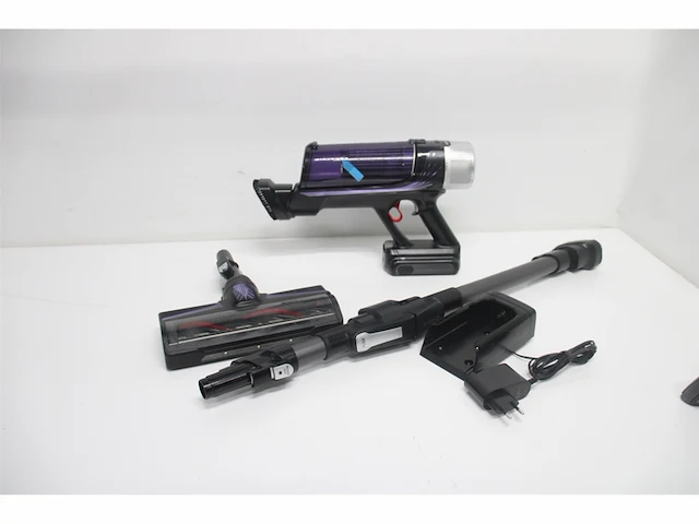 Rowenta x-force flex 9.60 rh2038 steelstofzuiger draadloos allergie filter 100 airwatt zwart paars - afbeelding 4 van  5