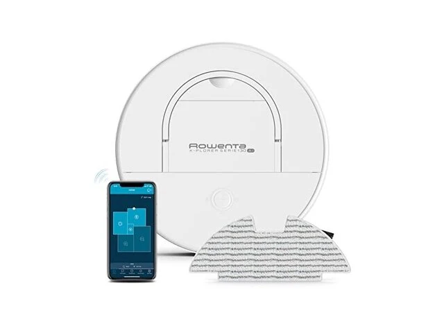 Rowenta x-plorer serie 130 rr9067 - robotstofzuiger met dweilfunctie - allergie filter - wit - afbeelding 1 van  4