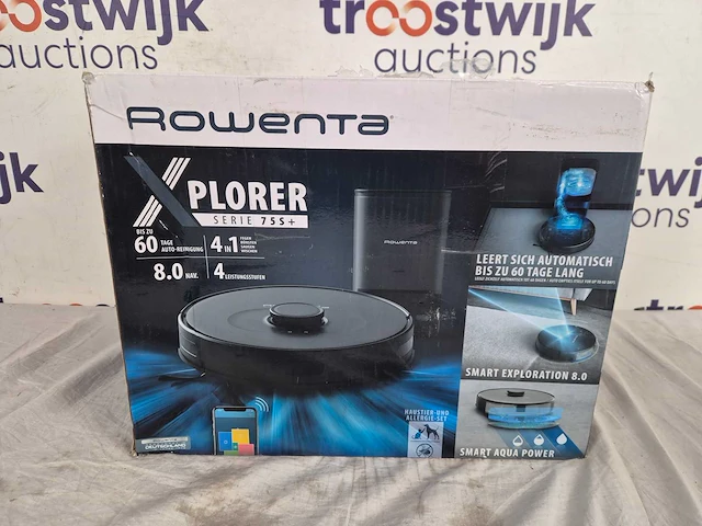 Rowenta x-plorer serie 75s+ robotstofzuiger met leeg- en oplaadstation - afbeelding 2 van  2