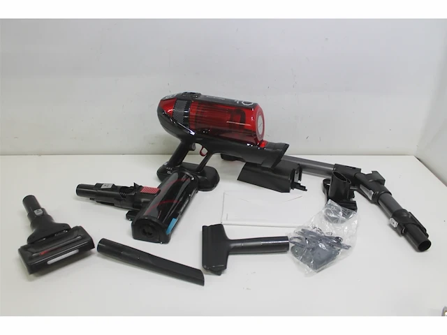 Rowenta xforce flex rh98a8 draadloze steelstofzuiger, animal care model rood grijs - afbeelding 7 van  8