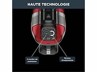 Rowenta xforce flex rh98a8 draadloze steelstofzuiger, animal care model rood grijs - afbeelding 6 van  7