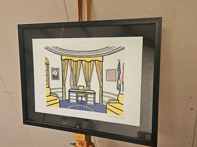 Roy lichtenstein - limited edition lithograaf - afbeelding 1 van  6