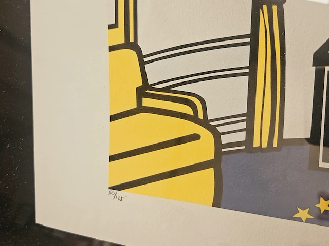 Roy lichtenstein - limited edition lithograaf - afbeelding 4 van  6