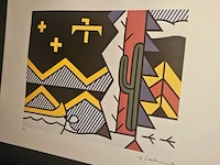 Roy lichtenstein - lithograaf - in nieuwe lijst - afbeelding 3 van  7