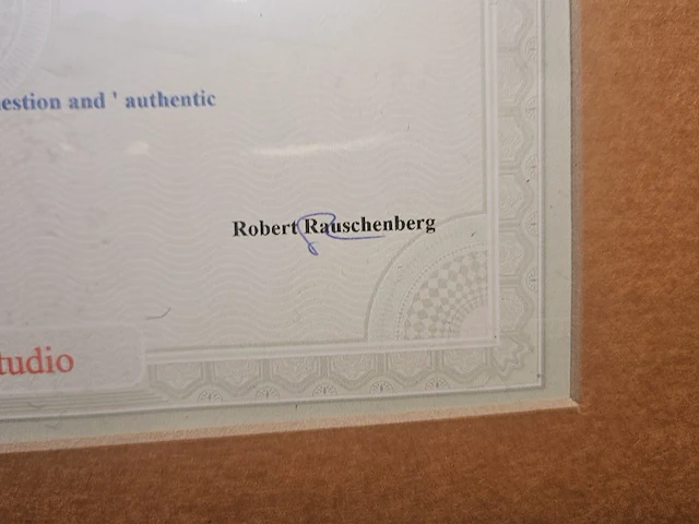 Roy lichtenstein - lithograaf - in nieuwe lijst - afbeelding 7 van  7