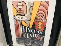 Roy lichtenstein - lithograaf - lincoln center - afbeelding 1 van  6