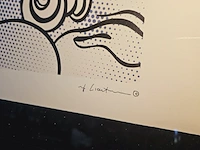 Roy lichtenstein - lithograaf - ''seductive girl'' in nieuwe lijst - afbeelding 4 van  7