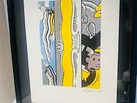 Roy lichtenstein dagwood lithograaf, genummerde editie - afbeelding 1 van  4