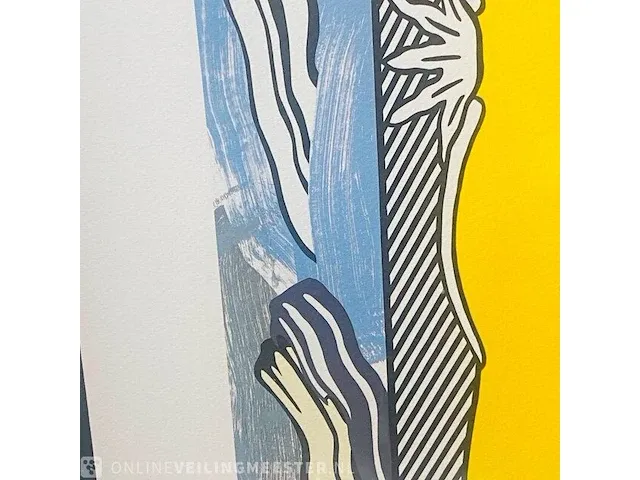 Roy lichtenstein dagwood lithograaf, genummerde editie - afbeelding 3 van  4