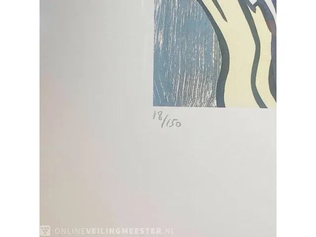 Roy lichtenstein dagwood lithograaf, genummerde editie - afbeelding 4 van  4