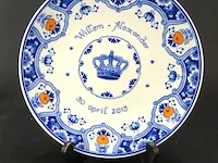 Royal delft porseleinen herdenkingsbord