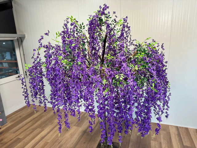 Royal pachira blauwe regen kunstboom - afbeelding 3 van  20