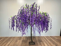 Royal pachira blauwe regen kunstboom - afbeelding 12 van  20