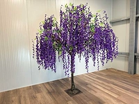 Royal pachira blauwe regen kunstboom - afbeelding 14 van  20