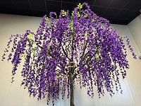 Royal pachira blauwe regen kunstboom - afbeelding 17 van  20