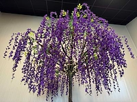 Royal pachira blauwe regen kunstboom - afbeelding 18 van  20