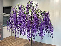 Royal pachira blauwe regen kunstboom - afbeelding 19 van  20