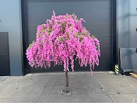 Royal pachira blauwe regen kunstboom - afbeelding 4 van  11