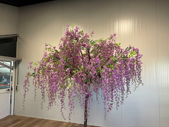 Royal pachira bonen bloem treurwilg kunstboom - afbeelding 2 van  27