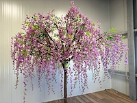 Royal pachira bonen bloem treurwilg kunstboom - afbeelding 8 van  27